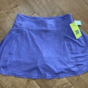 all in motion purple tennis skort